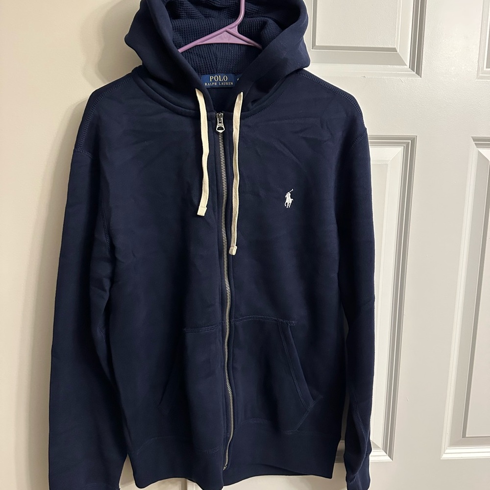 Polo by Ralph Lauren Dark Blue Zip-Up Sweater